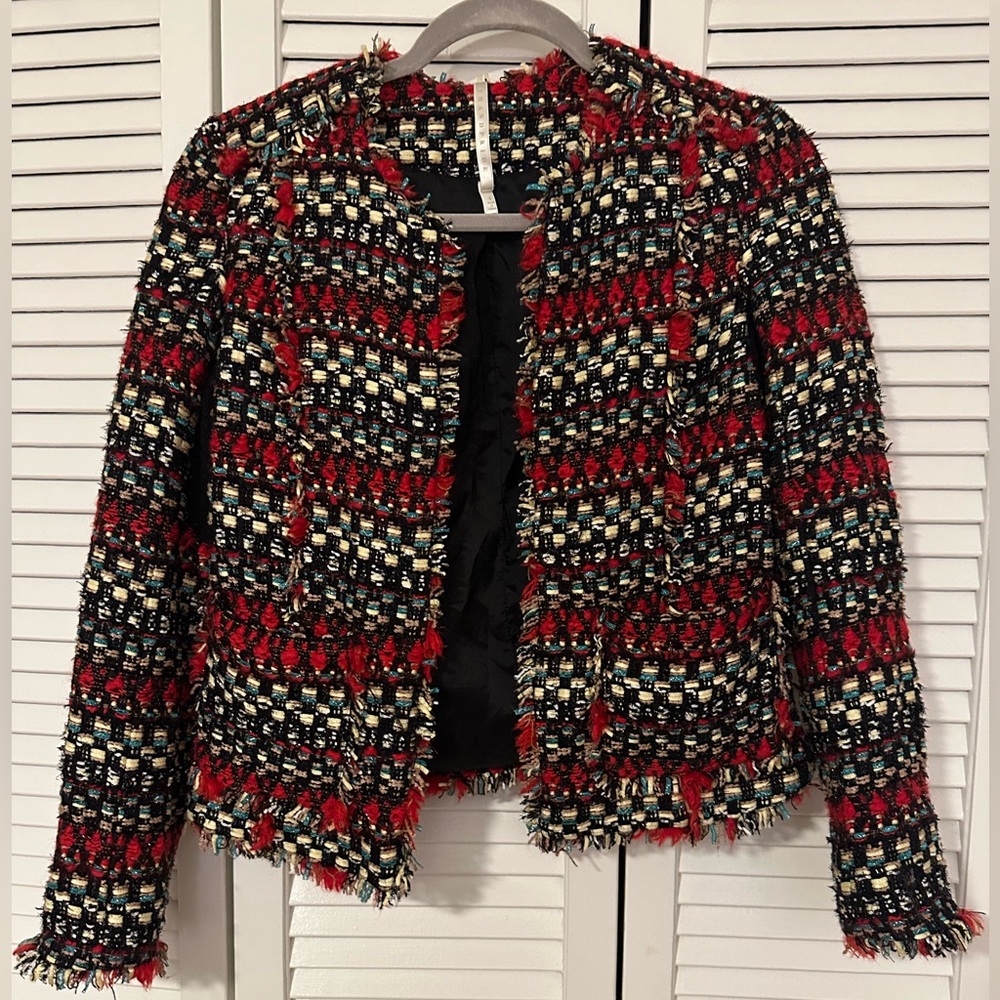 Truth and Pride Tweed Blazer